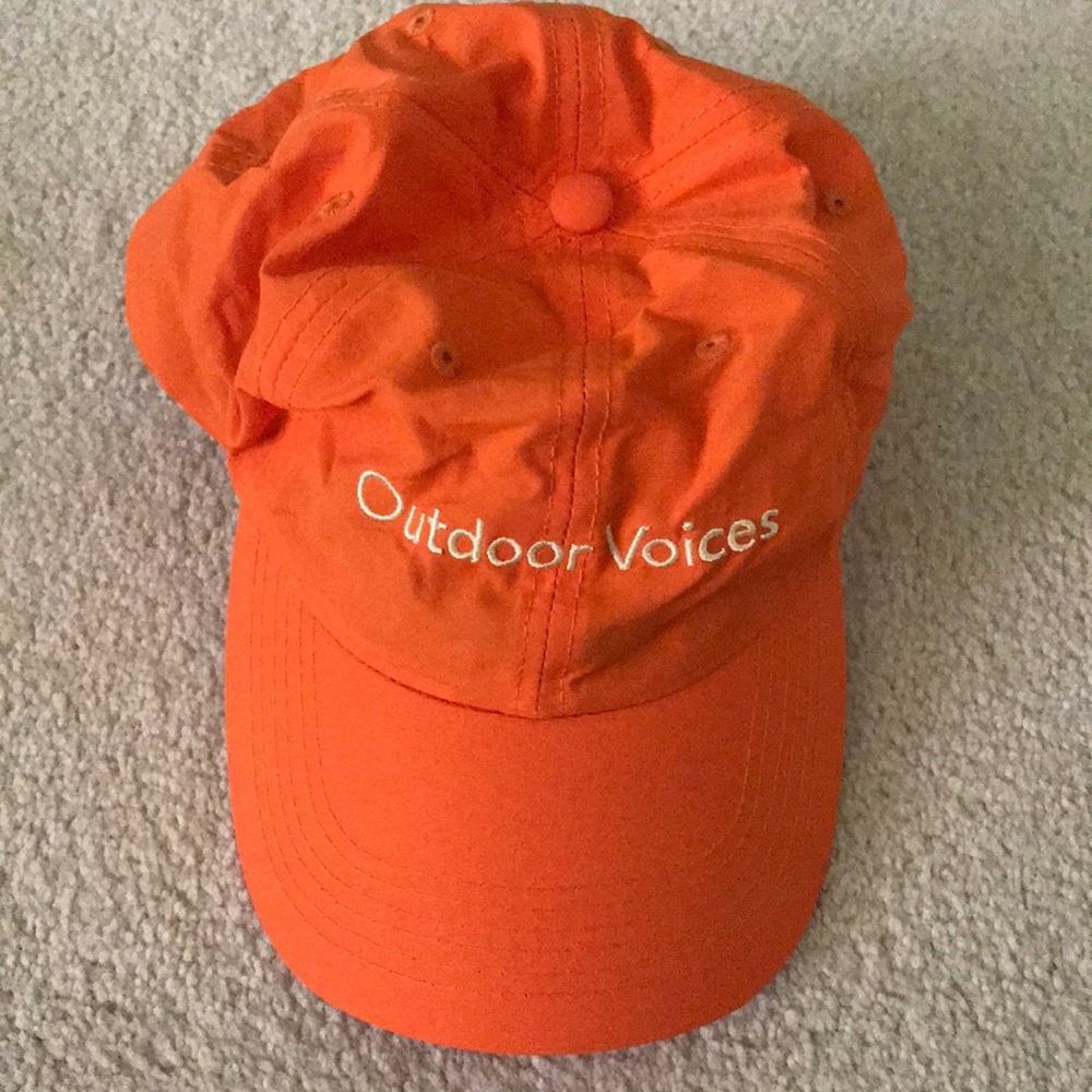 Outdoor Voices Orange WASHINGTON D.C. Hat